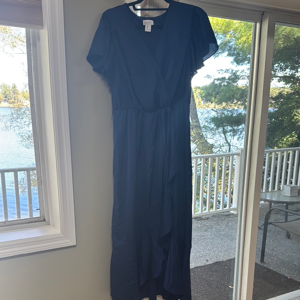 Elegant Navy Blue Dress